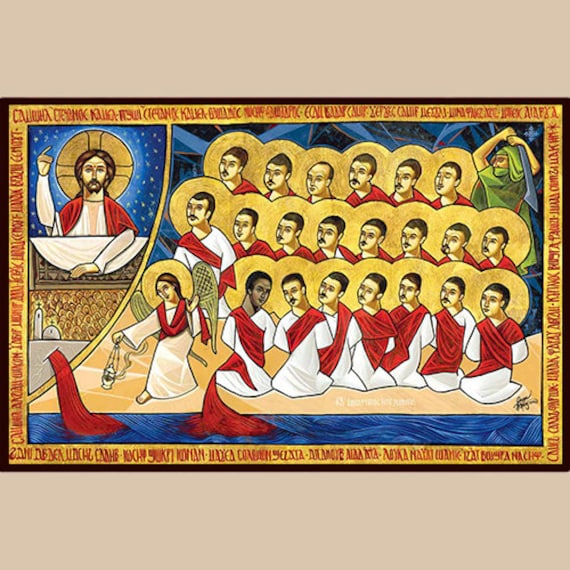 The 21 Egyptian Martyrs In Libya Etsy