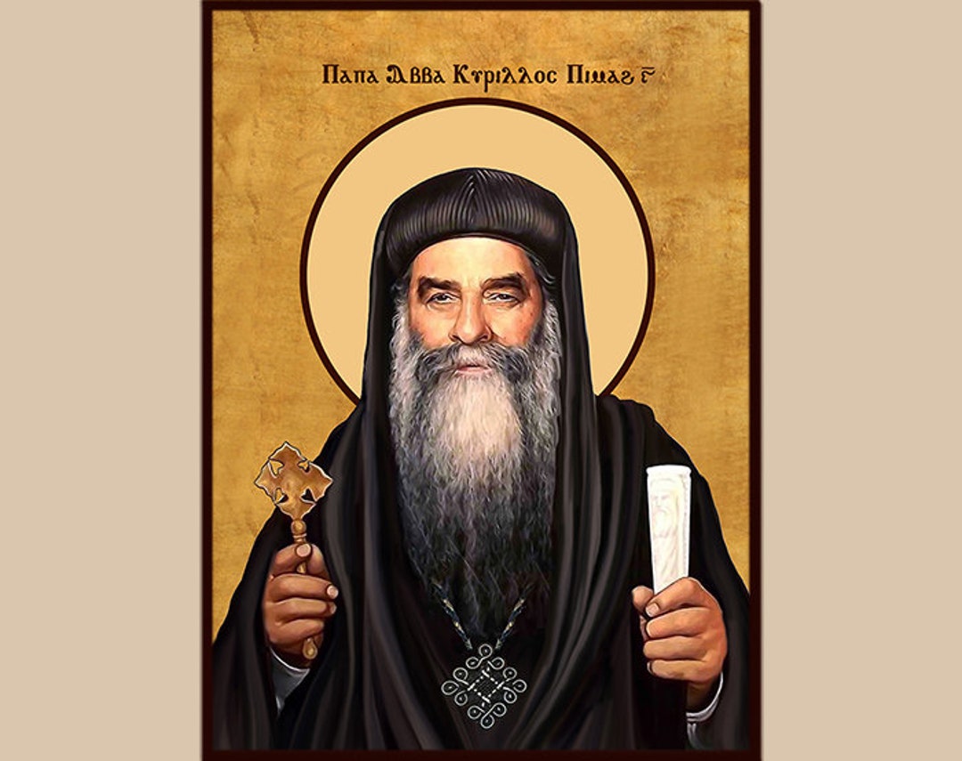 St. Pope Kyrillos the Sixth Etsy