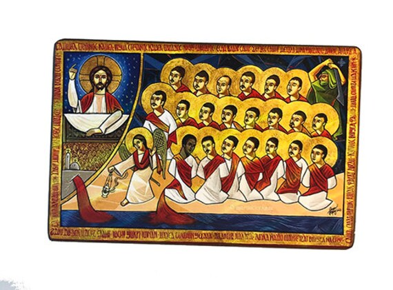 The 21 Egyptian Martyrs In Libya Etsy Uk