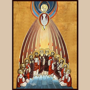 The Pentecost - Coptic icon