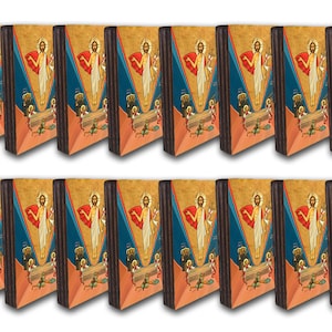 The holy Resurrection Coptic Icon set of 16