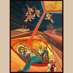 Coptic Nativity Icon #3