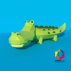 Crocodilo *Modelo PDF Papercraft - Modelo PDF Papercraft*