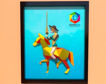 Don Quixote *Papercraft PDF Template - PDF Papercraft Template*