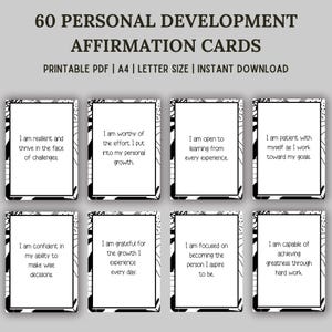 Cartes d'établissement d'objectifs pour réussir - Accessoire de bureau motivant - Développement personnel - Kit de tableau de visualisation