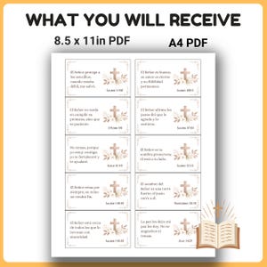 Versículos Bíblicos en Español Printable