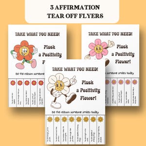 Afscheurflyer complimenten, positieve affirmaties voor kinderen, afscheurflyer, prikbord in de klas, inspirerende berichten voor studenten