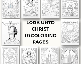 Look Unto Christ Line Art: Lds young women coloring pages