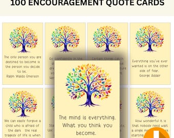 Encouragement Cards for Women, Inspirational Quotes Affirmations, Uplifting Motivational Messages
