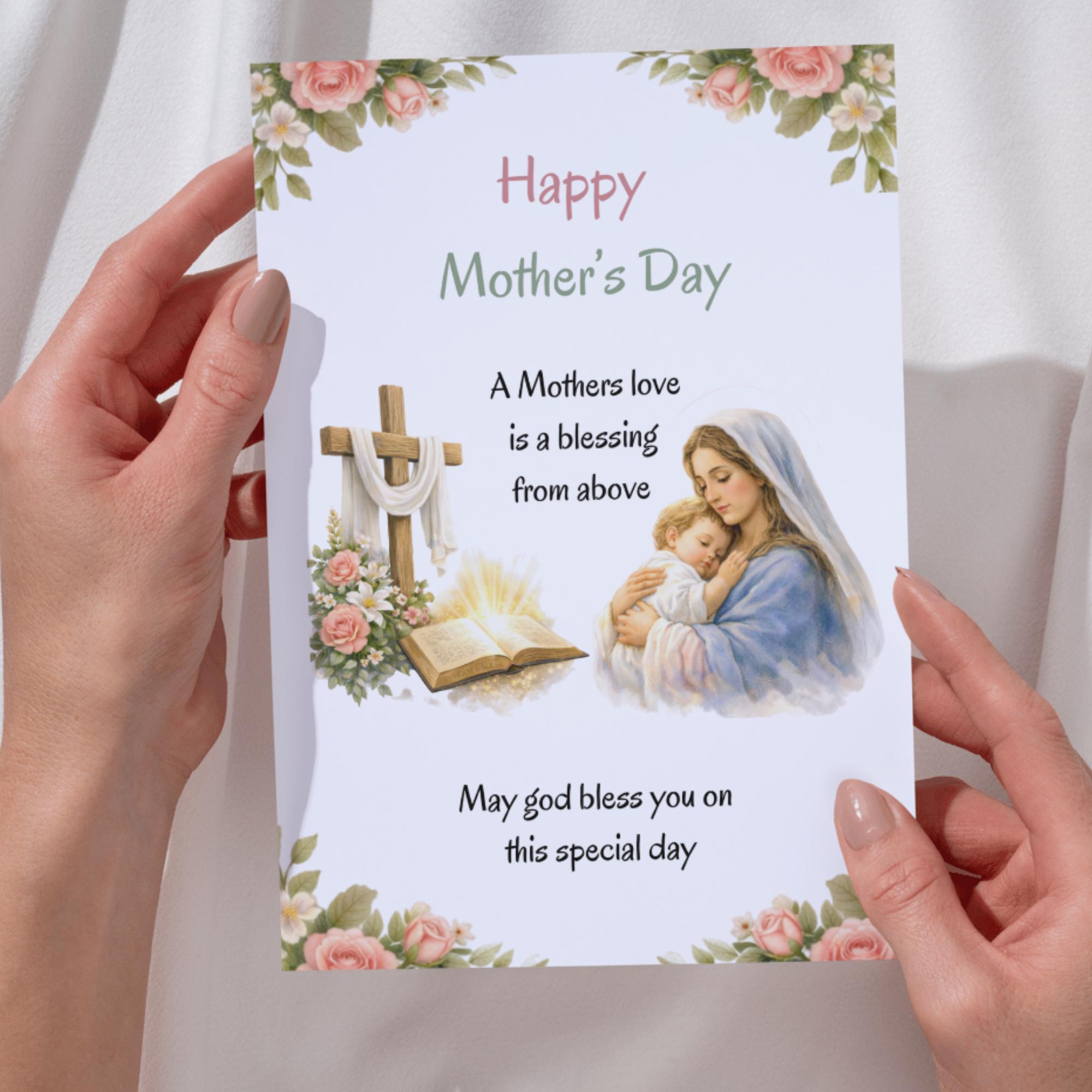 Christian Mothers Day Card Printable - Thoughtful Gifts for Mom ...