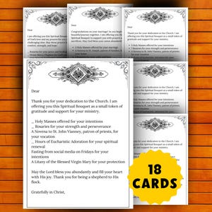 Catholic Spiritual Bouquet Card: Prayer Intentions Printable (5x7 PDF)