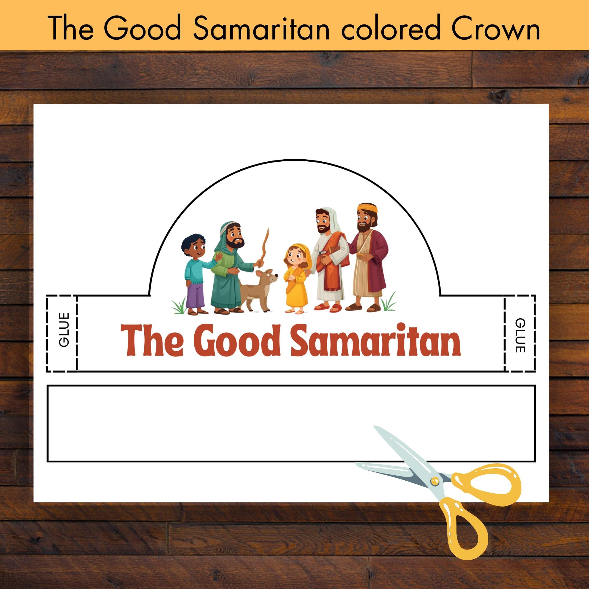The Good Samaritan Printable Craft for Sunday School and Homeschool ...