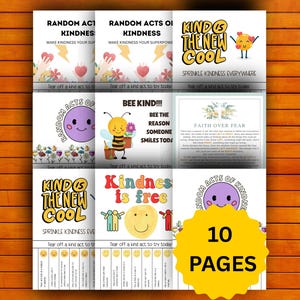 Kindness Tear Off Flyer - Compliment Printable - Spread Positivity - Sunday School - You Matter Poster