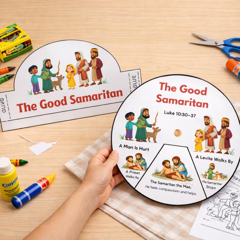 The Good Samaritan Printable Craft for Sunday School and Homeschool ...