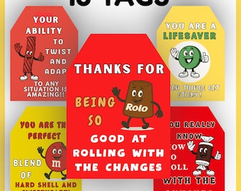 Staff Appreciation Snack Tags