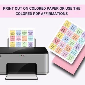 Printable Positive Message Motivational Cards