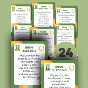 Irish Blessing Cards: St. Patrick's Day Printable (Digital Download)