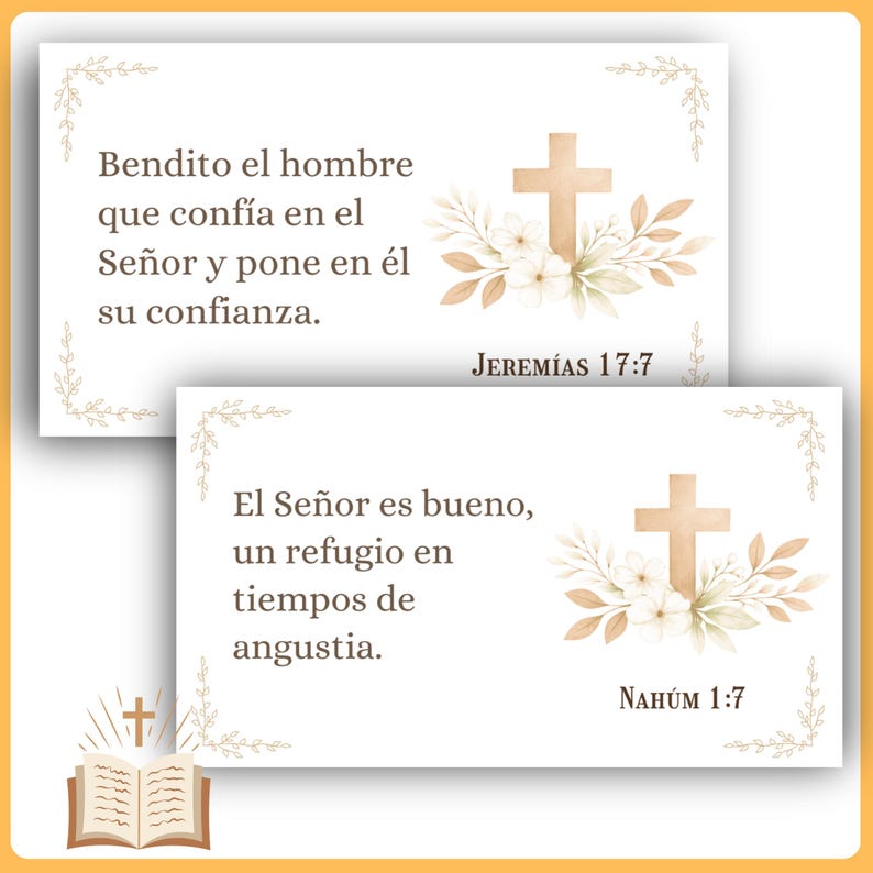 Versículos Bíblicos en Español Printable