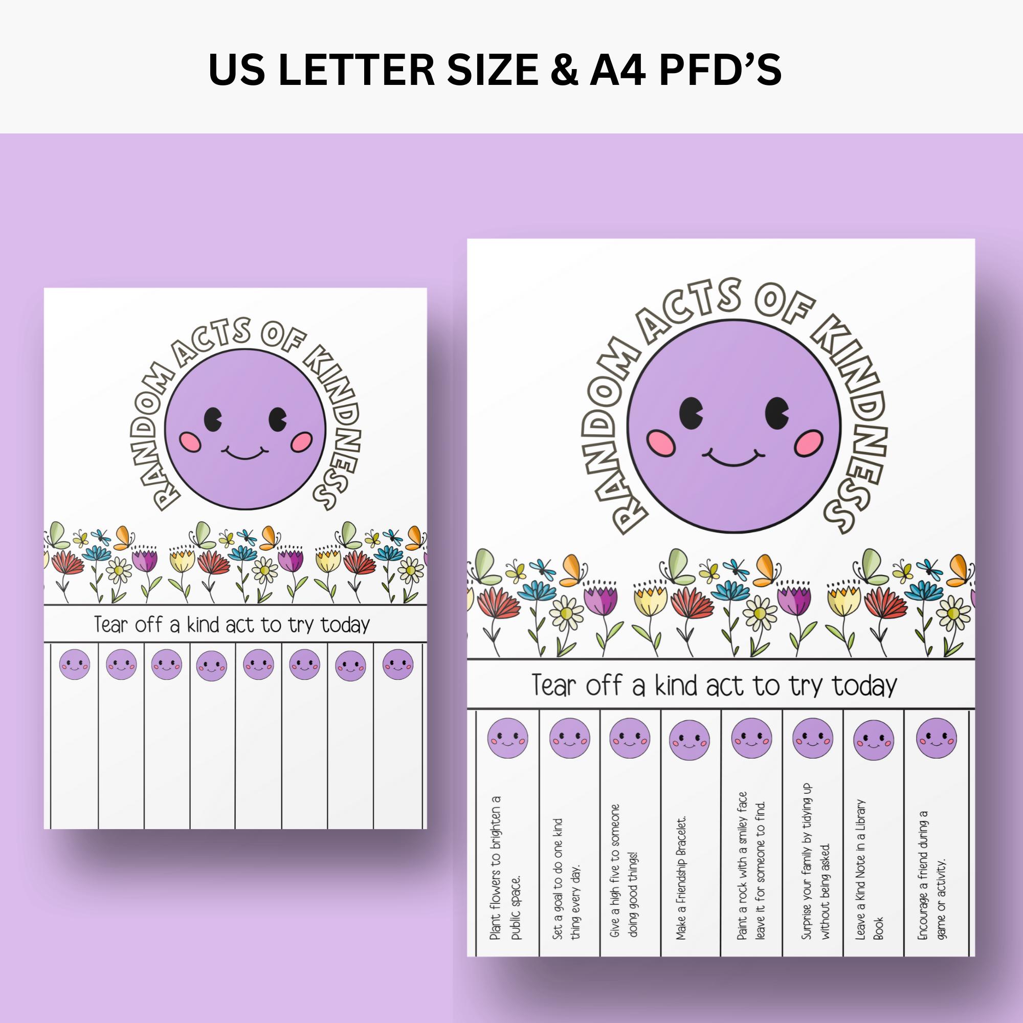 Kindness Tear off Flyer - Compliment Printable - Spread Positivity ...