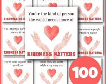 Random Acts of Kindness Printables, Gratitude Cards, Pay It Forward , Small Acts , RAOK