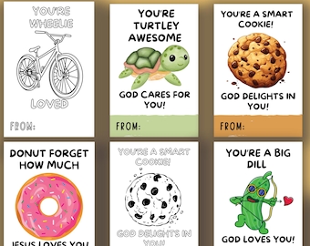 Valentine’s Day Bible Verse Cards, Christian Valentine Cards, Bible Verse Printable Flashcards, Activity for Kids, Biblical Flashcard