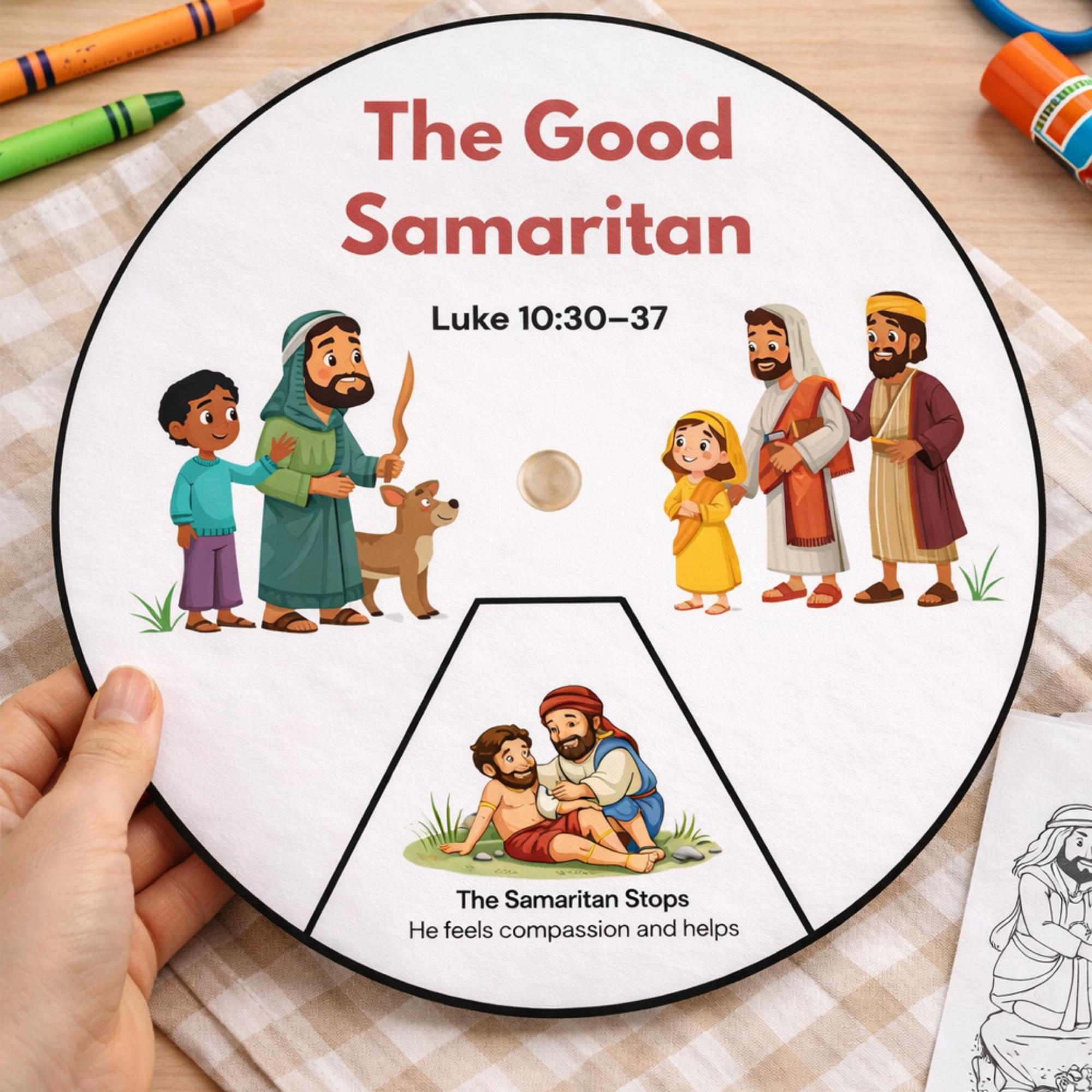 The Good Samaritan Printable Craft for Sunday School and Homeschool ...