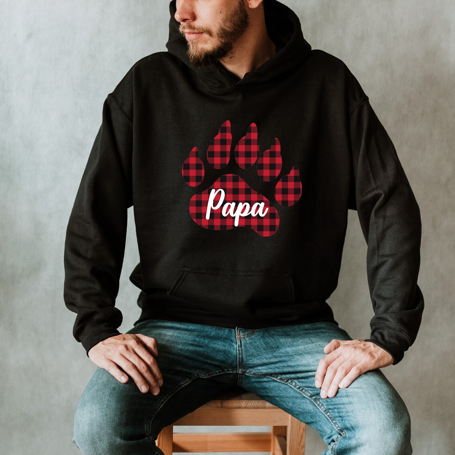 Papa bear hoodie Clearance