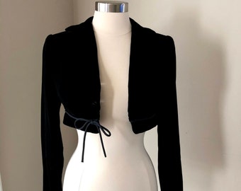 black velvet bolero jackets evening dresses