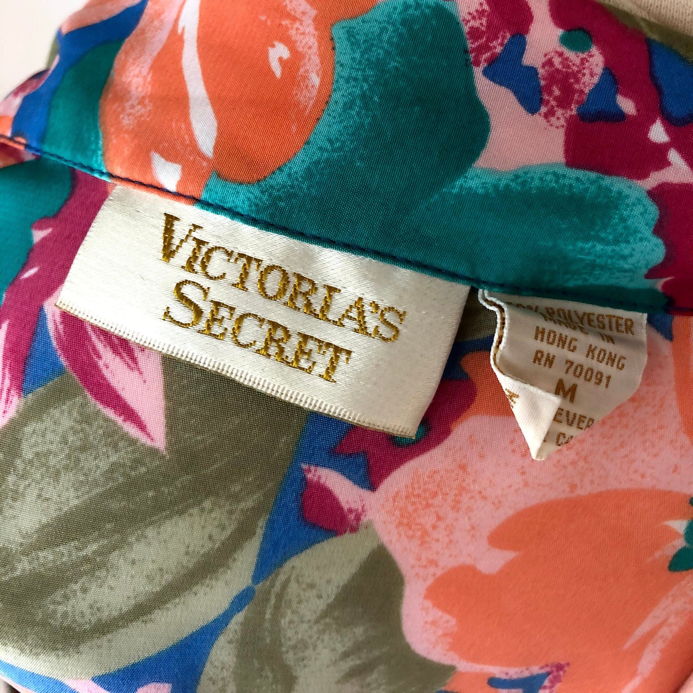 Size M Vintage 90s Victoria's Secret Gold Label Tropical - Etsy Singapore