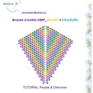 KITE earrings TUTORIAL_4 colors  PDF