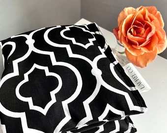 Pack chauffant et rafraîchissant extra long : treillis noir et blanc, soulagement de la douleur