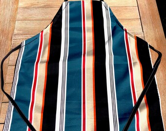 Kitchen Apron + Spoons Gift Sets/Boxes--Turquoise, Black, Beige, White, Red Striped | Valentine's Day, Holidays, Birthday Gift, Present