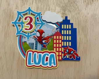 Spidey & His Amazing Friends Cupcake Toppers