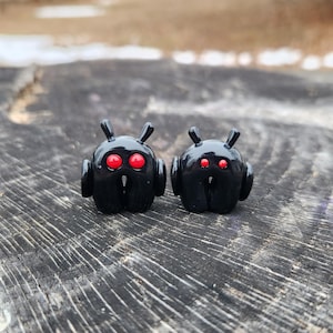 Mothman Cryptid Polymer Clay Figure Made To Order