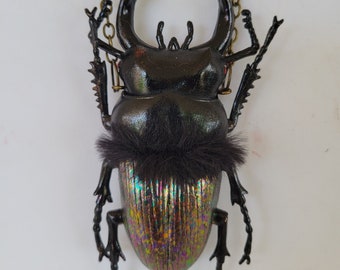 Beetle Bling Pendant Necklace Ornament