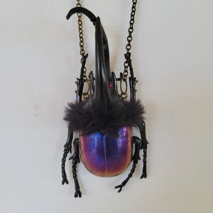Beetle Bling Pendant Necklace Ornament
