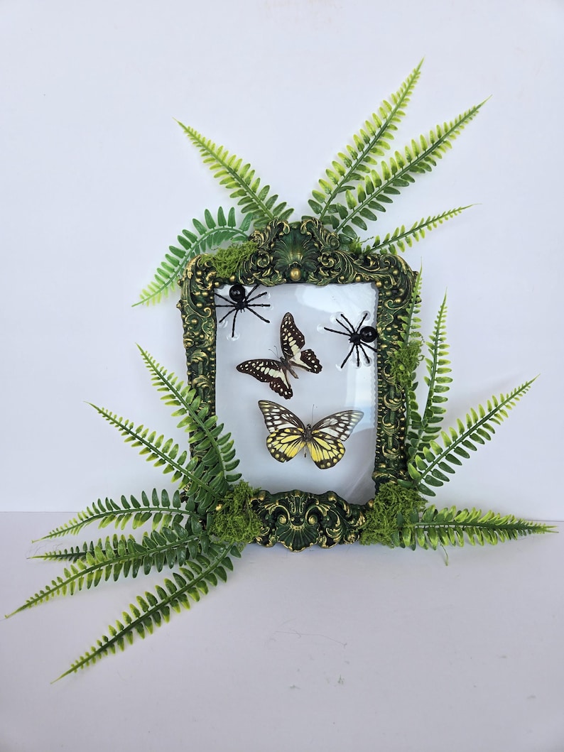 Cottagecore Real Butterfly Frame Art Piece - Etsy
