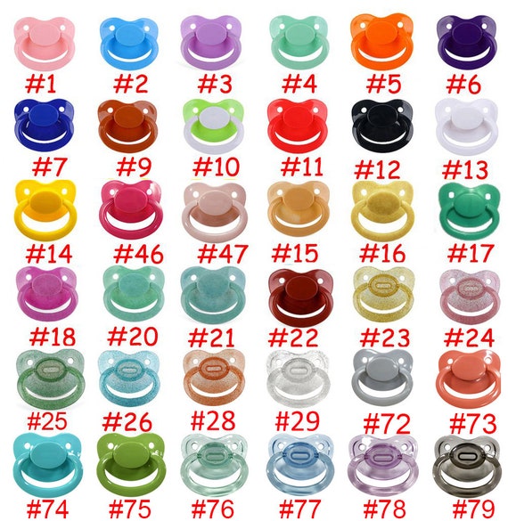 plain pacifiers