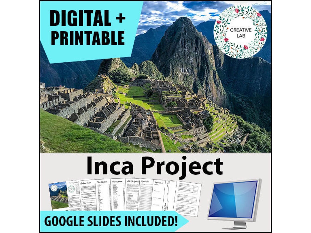 Ancient Inca Research Project - PBL // Printable Teaching Lesson School ...