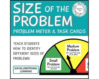 Size of the Problem - Task Cards & Problem Meter // Printable Teaching Resource // No Prep Classroom //