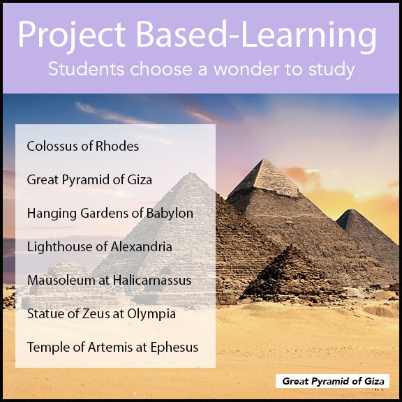 7 Wonders of the Ancient World PBL // Teaching Resource // No Prep ...