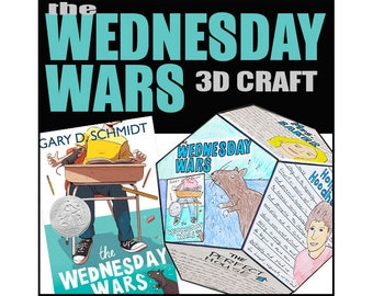 The Wednesday Wars - Novel Study Project Craft // Printable Teaching Resource // No Prep Classroom //