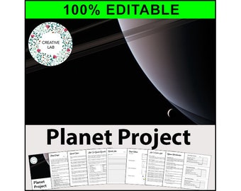 Planet Research Project - 100% Editable