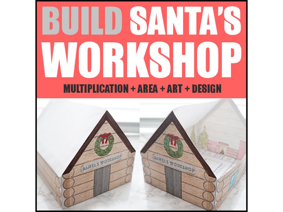 Build SANTA'S Christmas Numeracy Area // Printable Teaching Resource // No Prep