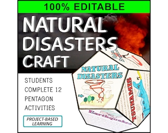 Natural Disasters Project Craft - 100% Editable