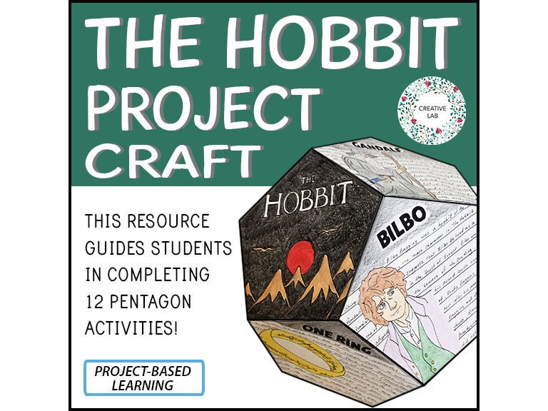 The Hobbit - Book Novel Study Project Craft - PBL Project Based ...