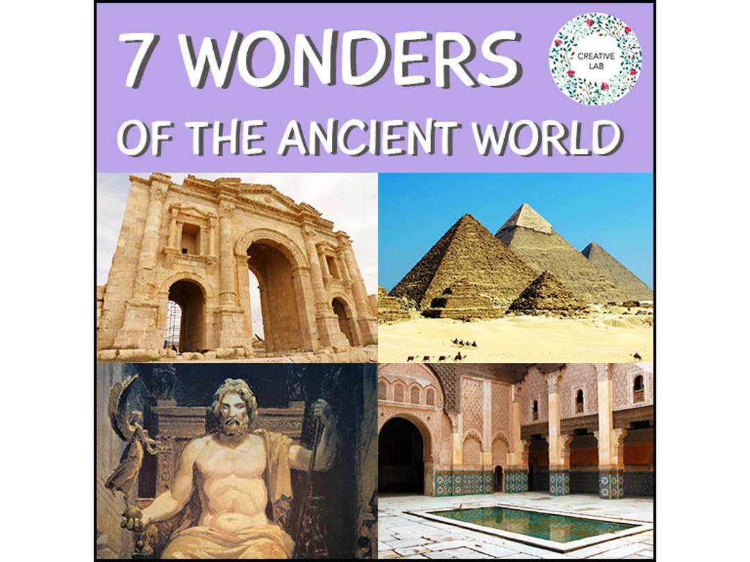 7 Wonders of the Ancient World - PBL // Teaching Resource // No Prep ...