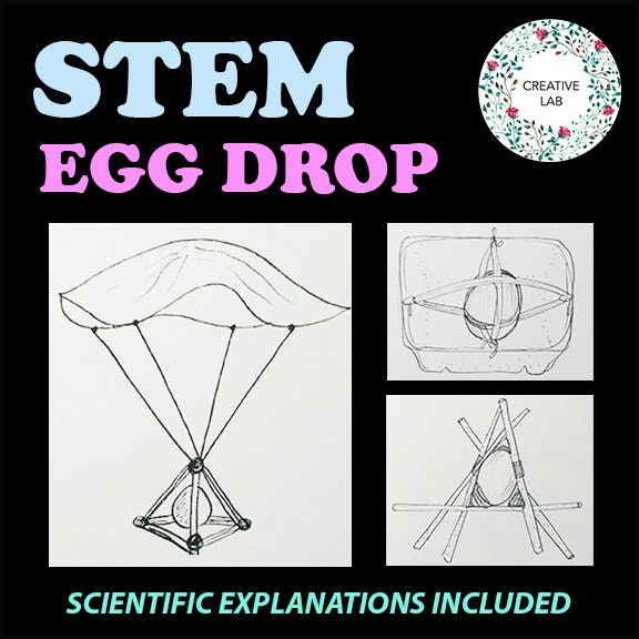 Egg Drop Contest STEM Challenge 100% Editable// Printable Teaching ...