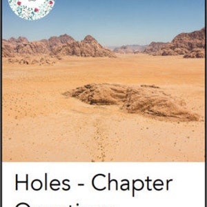 HOLES - Book Chapter Comprehension Questions & Answers // Printable ...