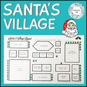 Santa's Village Design Area &amp; Perimeter // Printable Teaching Resource ...